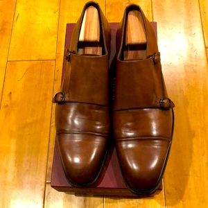 Armando Double Monk Strap Shoe.  To Boot New York by Adam Derrick